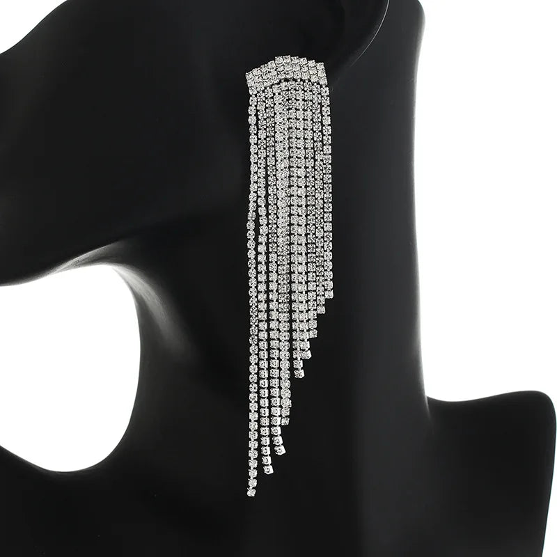 Rhinestone earrings