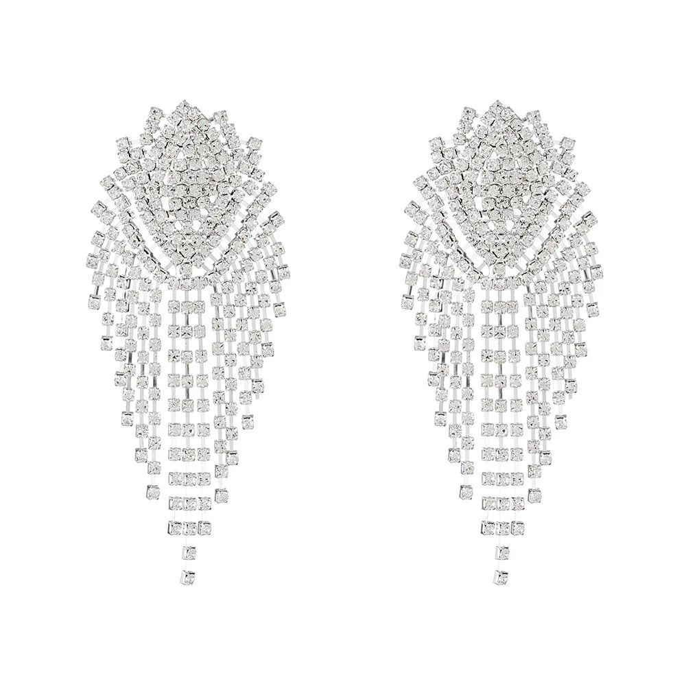 Rhinestone earrings