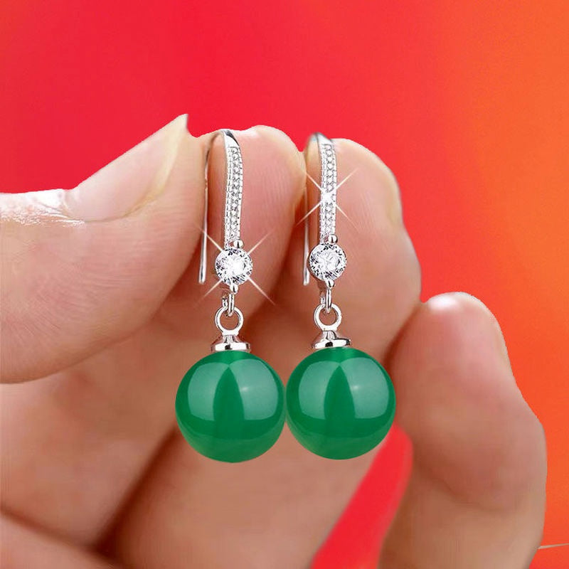 Imitation Pearls Drop Earrings