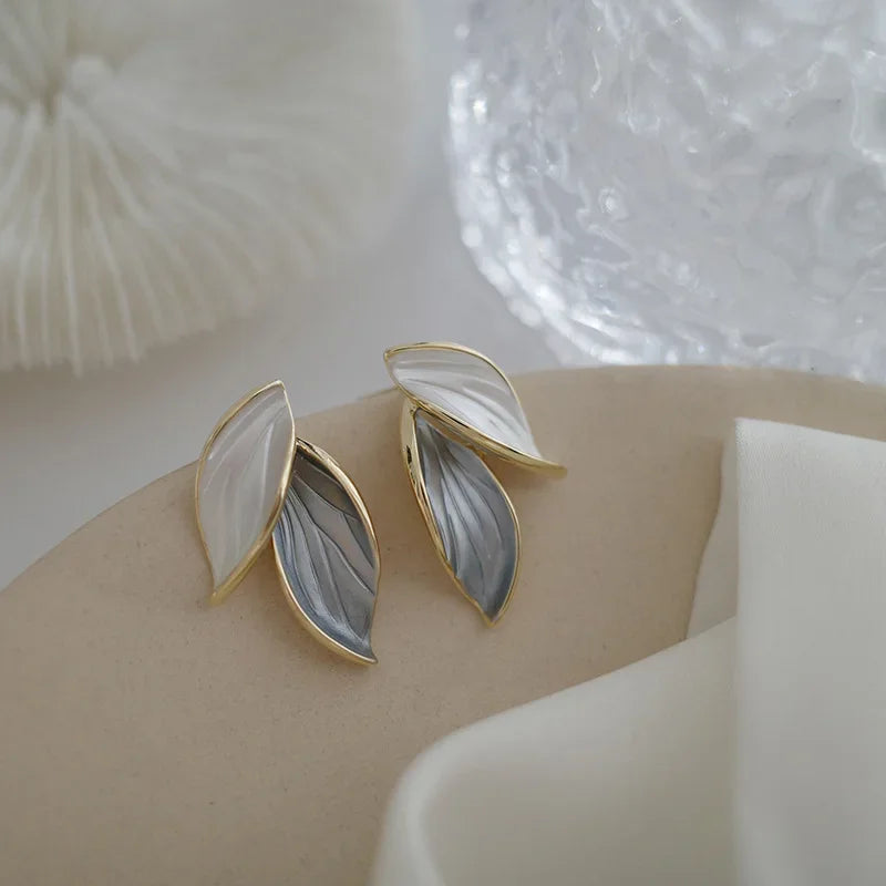 Leaf Stud Earrings