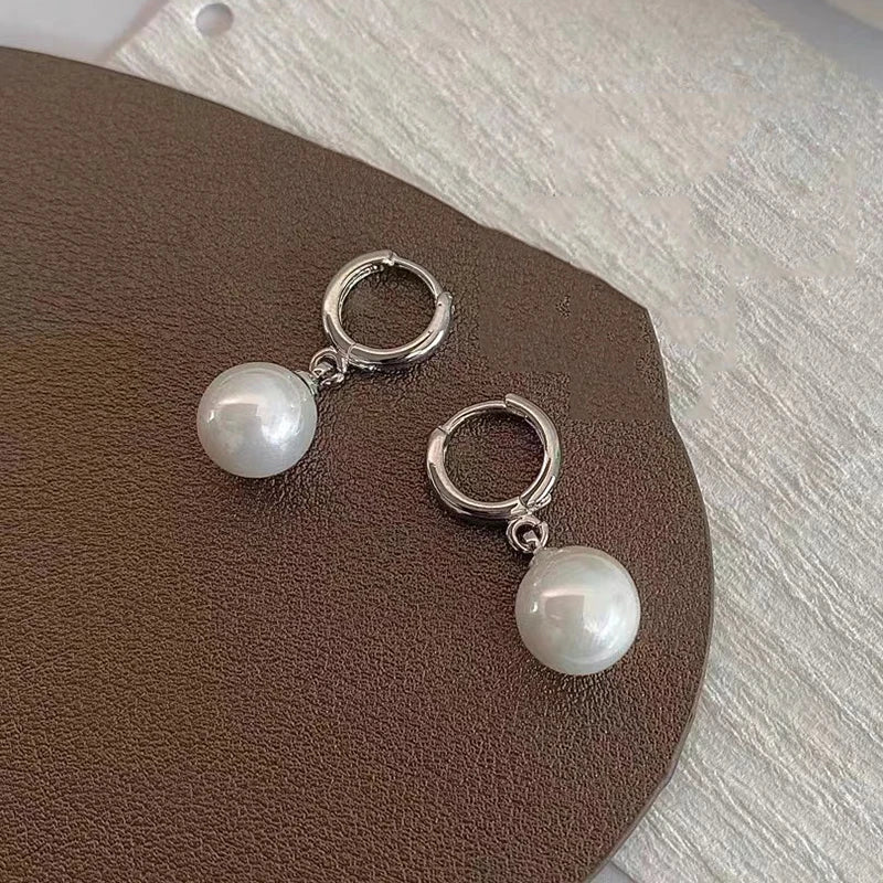 Pearl Drop Earrings Buckle