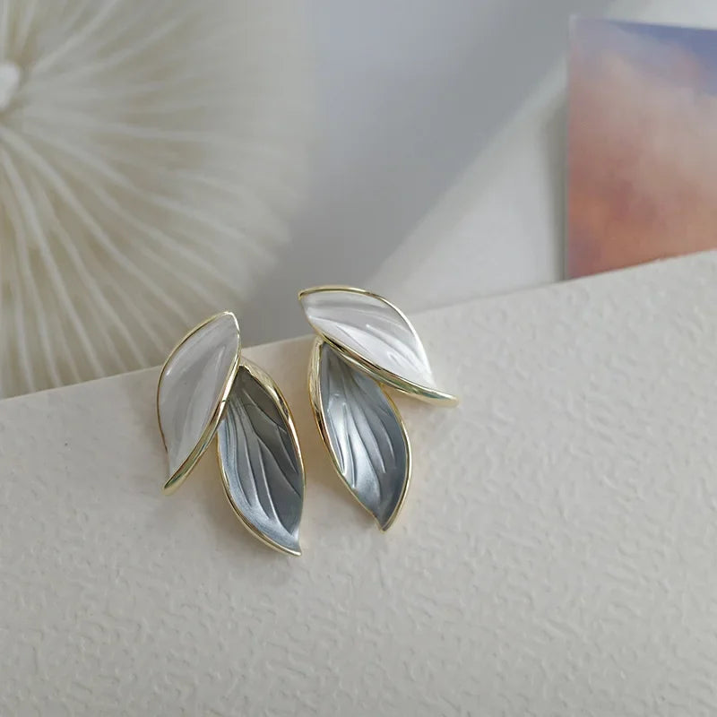 Leaf Stud Earrings