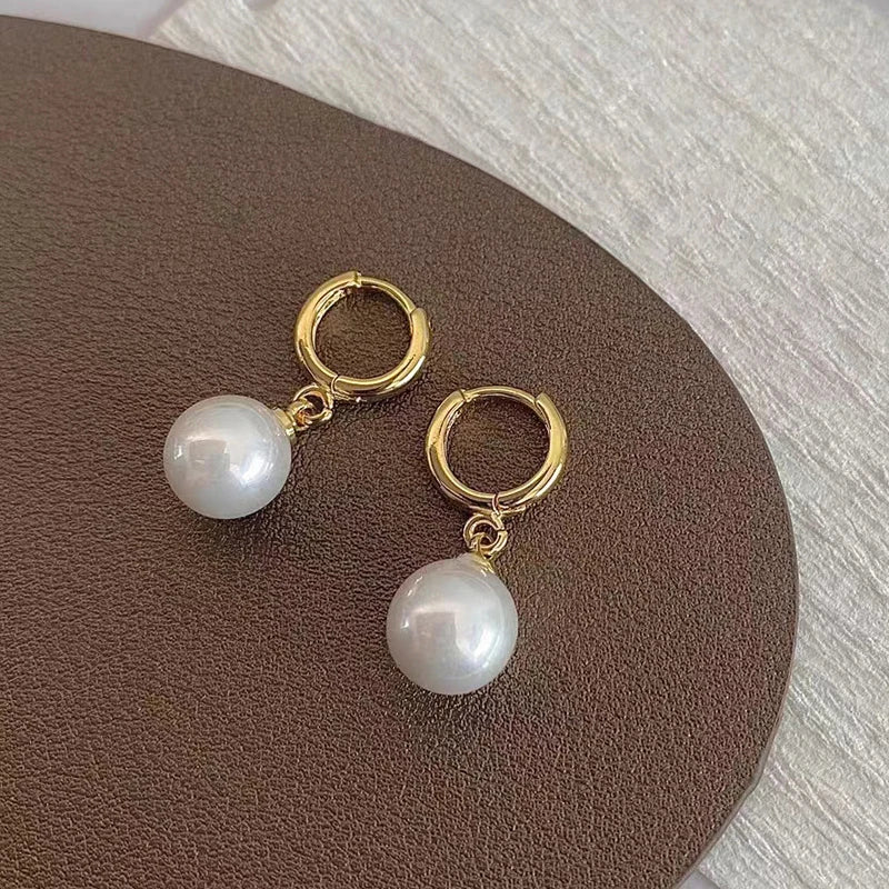 Pearl Drop Earrings Buckle