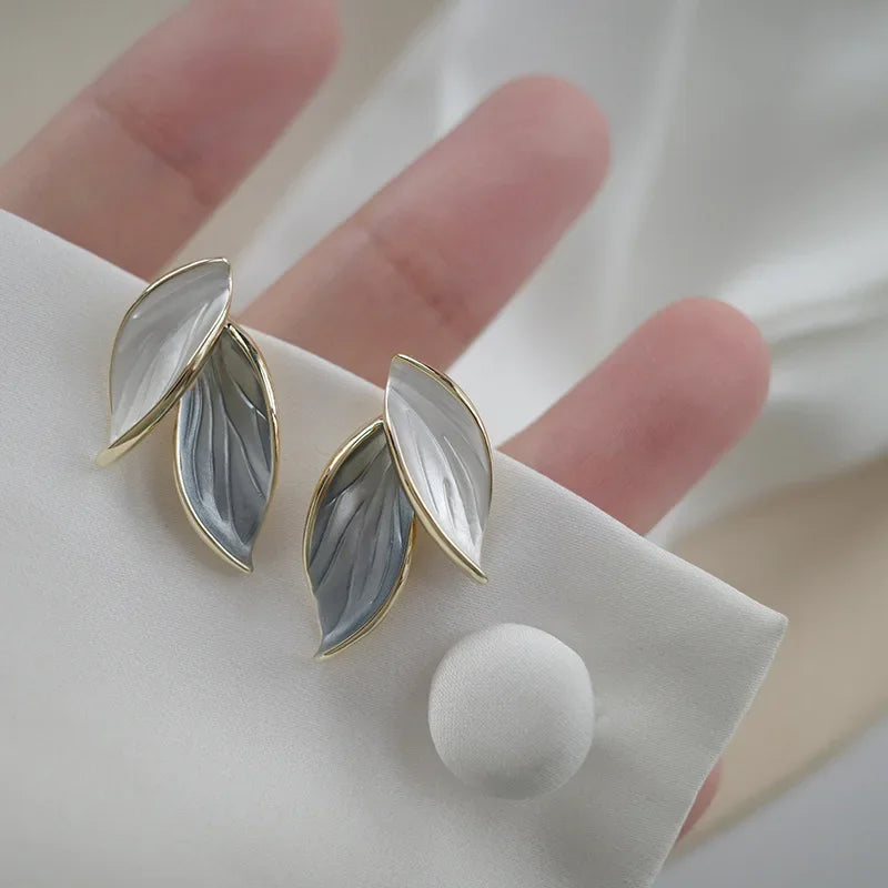 Leaf Stud Earrings