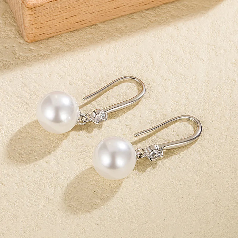 Crystal Round Stud Earrings