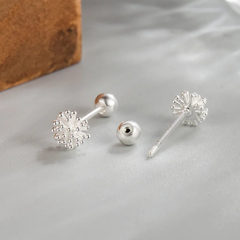 Crystal Round Stud Earrings