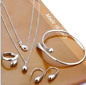 3 Pcs Set Heart Shaped Jewelry Set